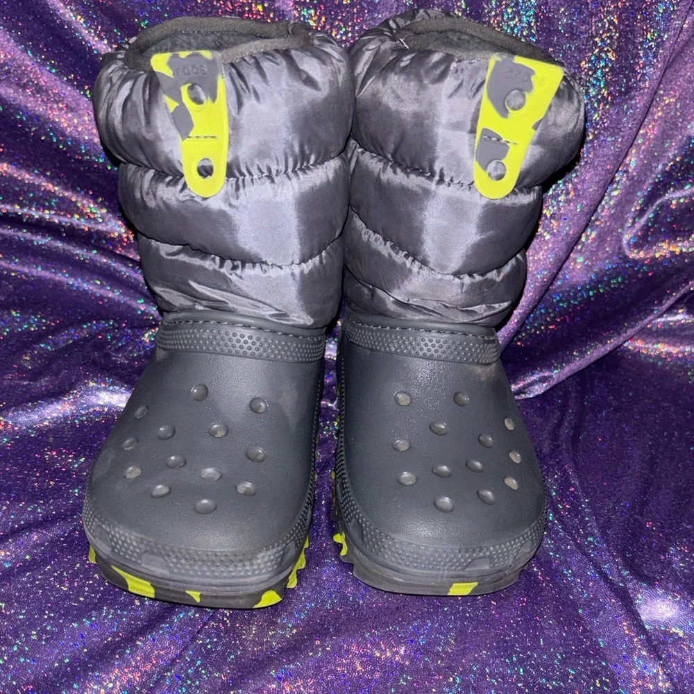 Toddler Puff Croc Boots